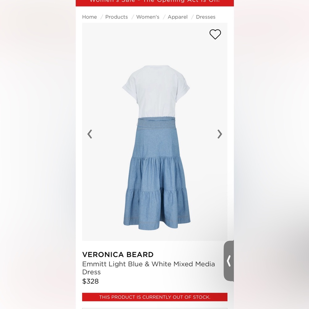 Veronica Breard Jean Dress.